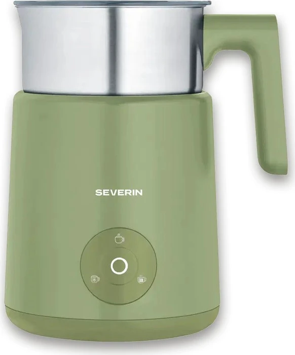Severin SM 3598 Spuma Lite elektrischer Milchaufschäumer mit Induktionsbehälter matcha