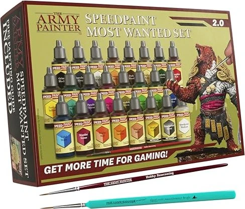 Army Painter Speedpaint 2.0 Most Wanted Set Farbset, 25-tlg.