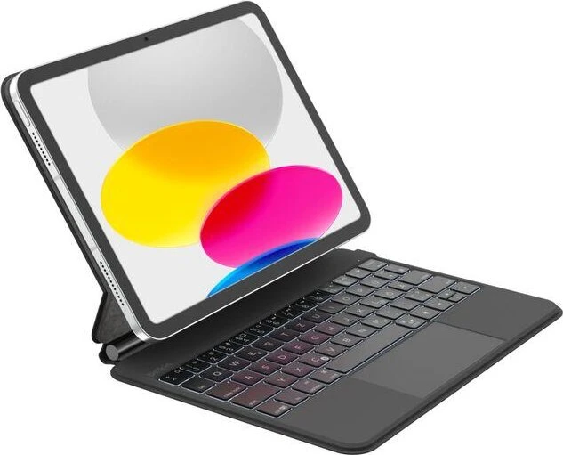 Belkin Connect Everyday Tastaturhülle für iPad 10.9" (10/11. Gen), iPad 11" (A16), schwarz, DE