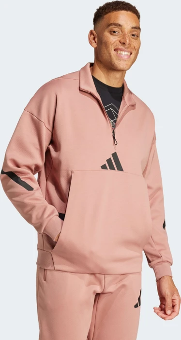 adidas Z.N.E. Quarter-Zip Sweatshirt warm clay (Herren)
