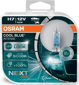Osram Cool Blue Intense (Next Gen) H7 55W, 2er-Pack Box