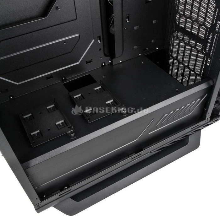 AeroCool Project7 P7-C1 Tempered Glass Edition schwarz, Glasfenster