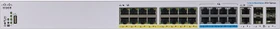 Cisco Business 350 Rackmount Gigabit Managed Switch, 24x RJ-45, 2x SFP+, 2x RJ-45/SFP+, 375W UPoE (CBS350-24NGP-4X)