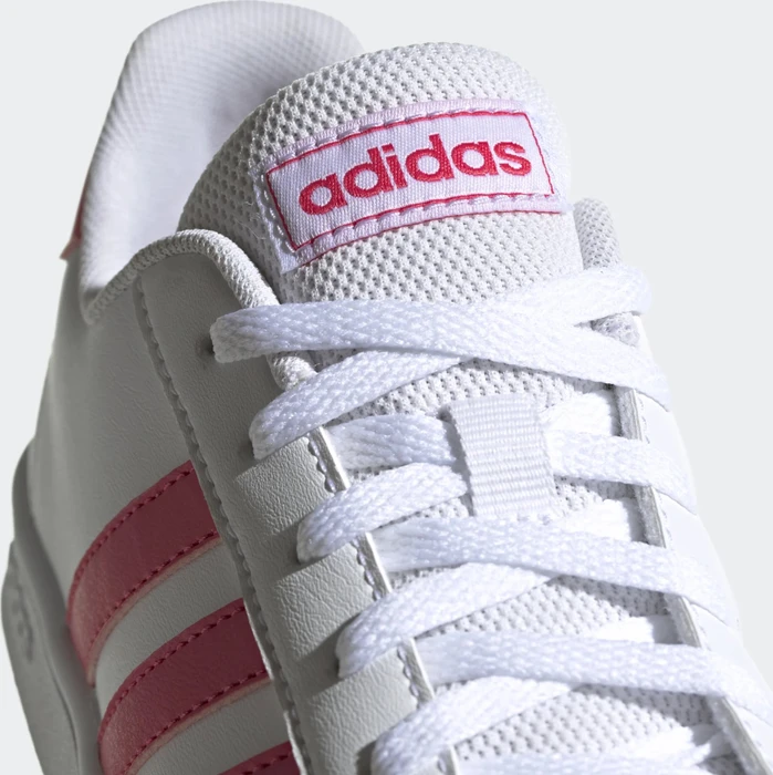 adidas Grand Court cloud white/real pink (Junior)