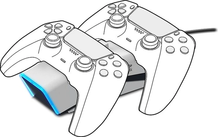 Speedlink Twindock Charging System Ladestation weiß (PS5)