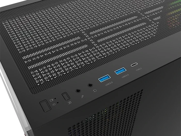Thermaltake View 270 Plus WS ARGB Black, schwarz/braun, Glasfenster