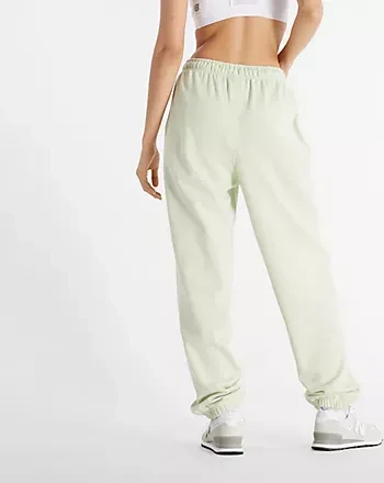 New Balance Athletics French Terry Trainingshose lang natural mint (Damen)