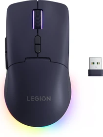 Lenovo Legion M220 Wireless RGB Gaming Mouse, Nebula Purple, USB/Bluetooth (GY51V60439)