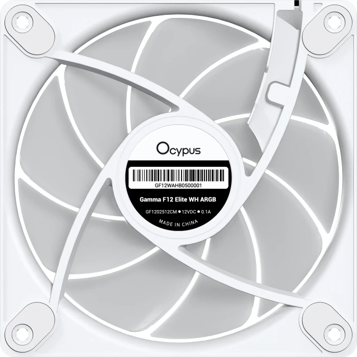 Ocypus Gamma F12 Elite WH ARGB, weiß, 120mm, 3er-Pack