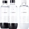 SodaStream PET Sodaflasche 1l schwarz/schwarz/weiß, 3 Stück Vorschaubild