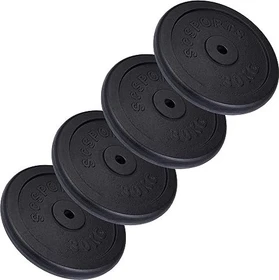 ScSports Gusseisen Hantelscheibe 4x 30kg