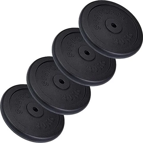 ScSports Gusseisen Hantelscheibe 4x 30kg