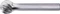 Pferd KUD 0807/6 INOX HM Kugelfräser, 1er-Pack Vorschaubild