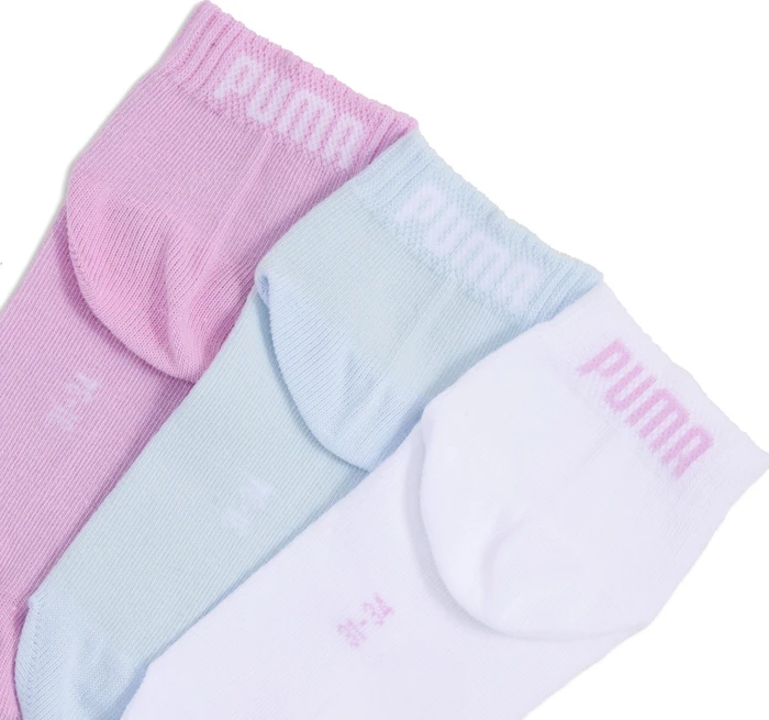 Puma Teenager Socken pink / white, 3 Paare