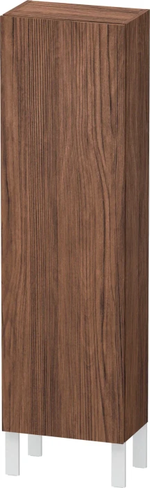 Duravit L-Cube Halbhochschrank 400 x 243 x 1320 mm nussbaum dunkel matt