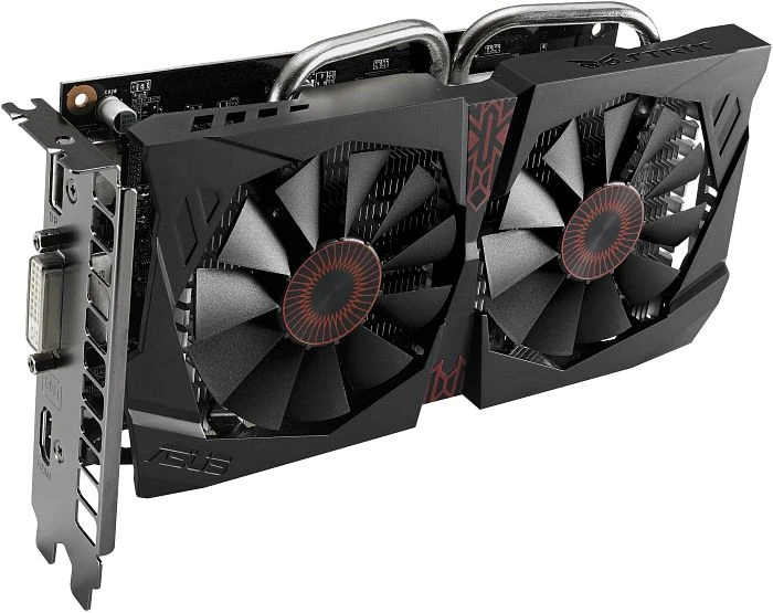 ASUS Strix GeForce GTX 750 Ti OC, STRIX-GTX750TI-OC-2GD5, 2GB GDDR5, DVI, HDMI, DP