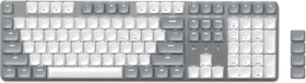 Satechi SM3 Slim Mechanical Backlit BT Keyboard, Light, weiß/grau, low-profile BROWN Switches, USB/Bluetooth, US (ST-KSM3LT-EN)