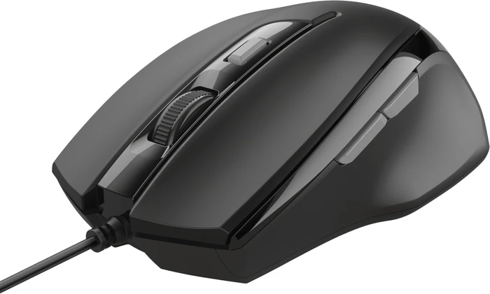 Trust Voca Comfort Mouse schwarz, USB
