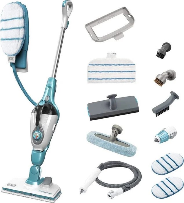 Black&Decker FSMH1321JSM SteamMitt Dampfbesen/Hand-Dampfreiniger/Dampfhandschuh