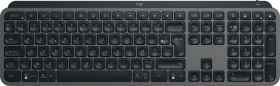 Logitech MX Keys S, Graphite, schwarz, LEDs weiß, Logi Bolt, USB/Bluetooth, FR (920-011568)