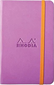 Rhodia Rhodiarama Notizbuch, A6, liniert, Hardcover, lila, 96 Blatt