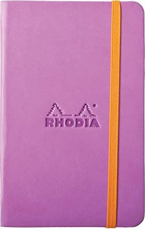 Rhodia Rhodiarama Notizbuch, A6, liniert, Hardcover, lila, 96 Blatt