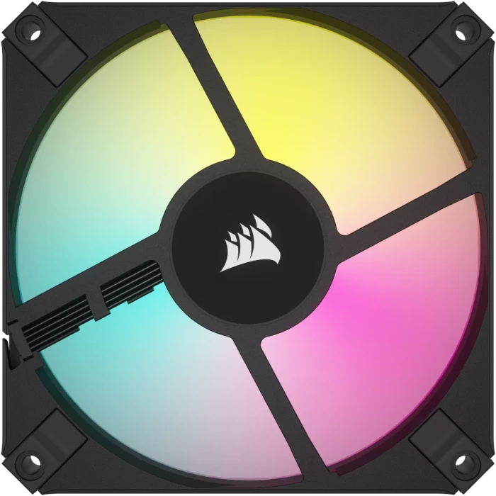 Corsair AF Series iCUE AF120 RGB Slim Twin Pack, schwarz, 120mm, 2er-Pack