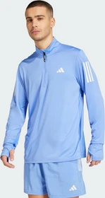 adidas Own The Run Half-Zip Laufshirt langarm blue fusion (Herren)
