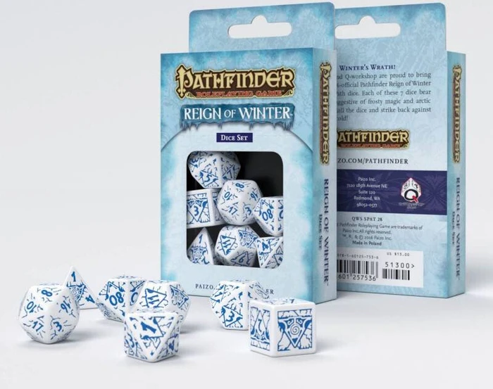 Q-Workshop Würfelset Pathfinder - Reign of Winter