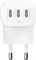 Belkin USB-C-Ladegerät mit drei Anschlüssen PPS (67 W) + USB-C-/USB-C-Kabel weiß Vorschaubild