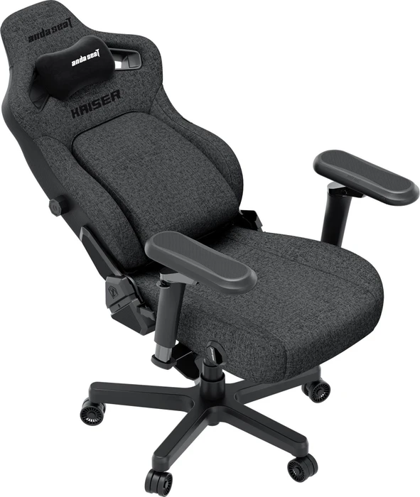 Anda Seat New Kaiser 4 / Kaiser 4 V2 Premium XL Gamingstuhl, Stoff dunkelgrau