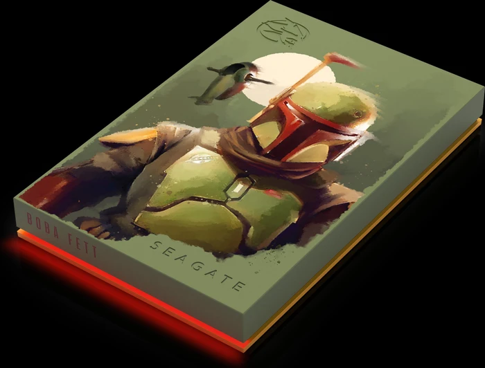 Seagate FireCuda Gaming HDD - Boba Fett Special Edition, 2TB, +Rescue, USB 3.0 Micro-B