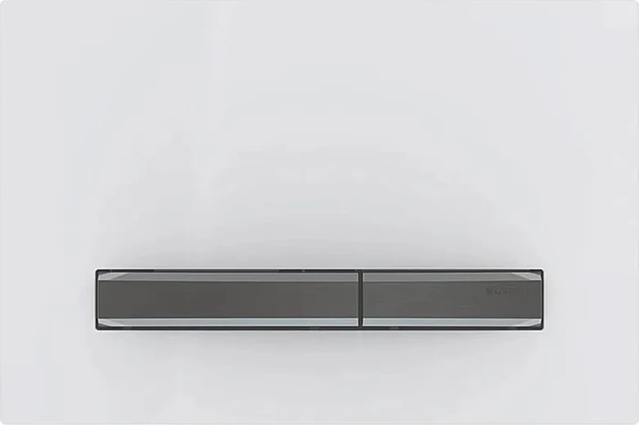 Geberit Sigma50 Betätigungsplatte weiß/schwarzchrom