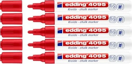 edding 4095 Kreidemarker rot