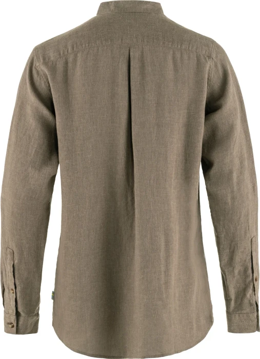 Fjällräven Övik Hemp Hemd langarm suede brown (Damen)