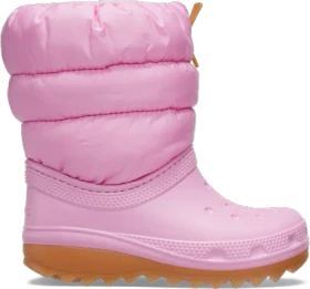 Crocs Classic Neo Puff Boot T pink tweed/gum (Junior)