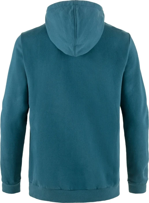 Fjällräven Logo Hoodie deep sea (Herren)