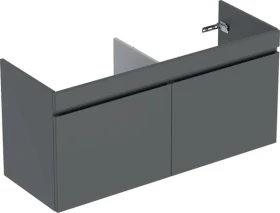 Geberit Renova Plan Unterschrank für Doppelwaschtisch 122.6x60.6x44.6cm, 2 Schubladen, 2 Innenschubladen, lava