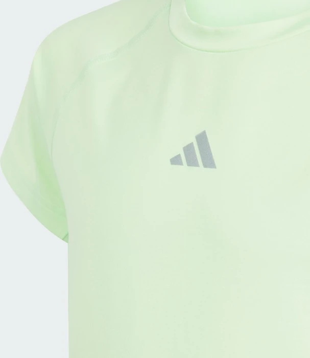 adidas Kids Funktionsshirt kurzarm semi green spark/reflective silver (Junior)