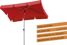 Schneider Locarno Sonnenschirm 180x120cm rot