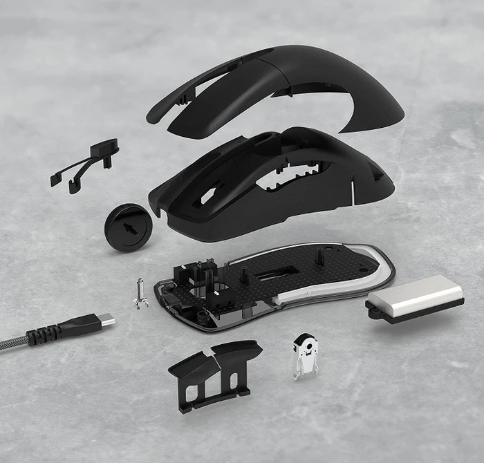 Deltaco DM430 Wireless Gaming Mouse schwarz, USB
