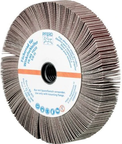 Pferd FR WS 11520 5/8-11 A 320 Lamellenschleifwalze K320, 115x20mm, 2 Stück