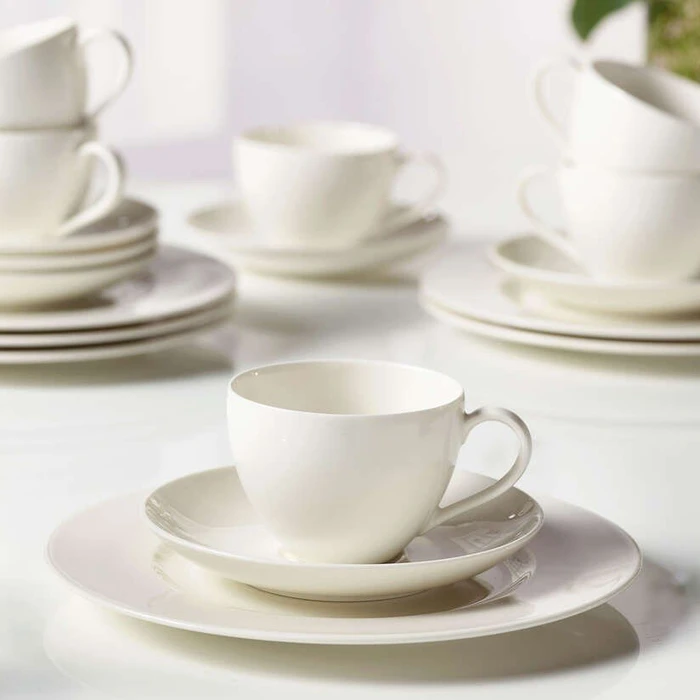 vivo by Villeroy & Boch Basic White Kaffeeservice, 18-tlg. (1952777126)