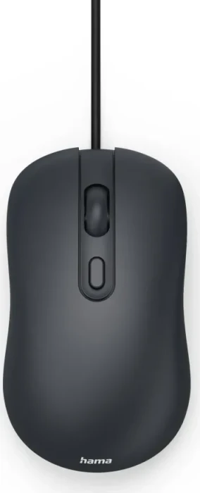 Hama CM-200 Silent 4-Button Mouse schwarz, USB