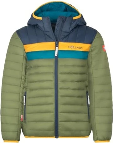 Trollkids Eikefjord Funktionsjacke mystic blue/golden yellow (Junior)