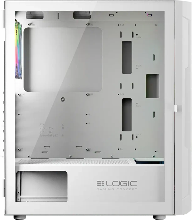 Logic Concept Aramis ARGB Midi White, Glasfenster