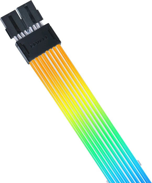 Lian Li Strimer Wireless 2x8-PIN, 2x 6/8-Pin PCIe Verlängerungskabel, 8 Lichtleiter, RGB beleuchtet
