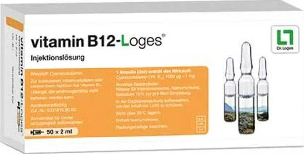 Vitamin B12-Loges Injektionslösung, 100ml (50x 2ml)