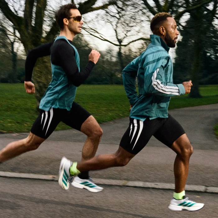 adidas Adizero Boston 13 cloud white/pure teal/grey (Herren)