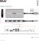 Club 3D USB-Hub, 4x USB-A 3.1, USB-C 3.1 [Stecker] Vorschaubild